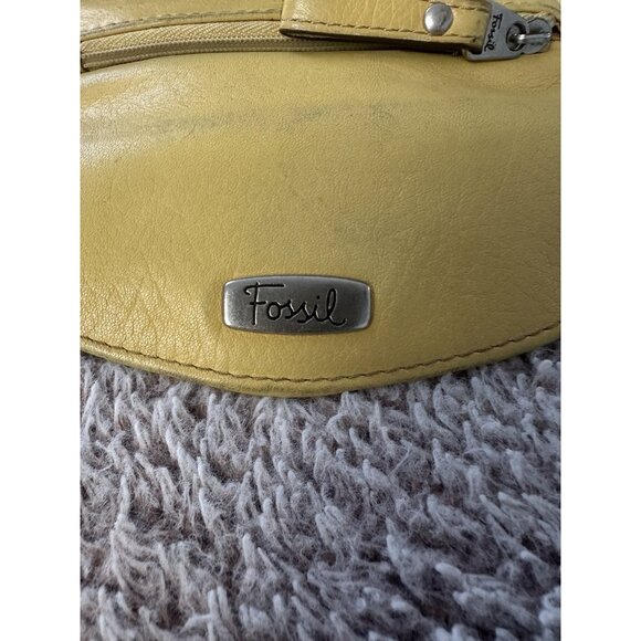 FOSSIL Women's Hanover Yellow Genuine Leather Wallet - Picture 9 of 13